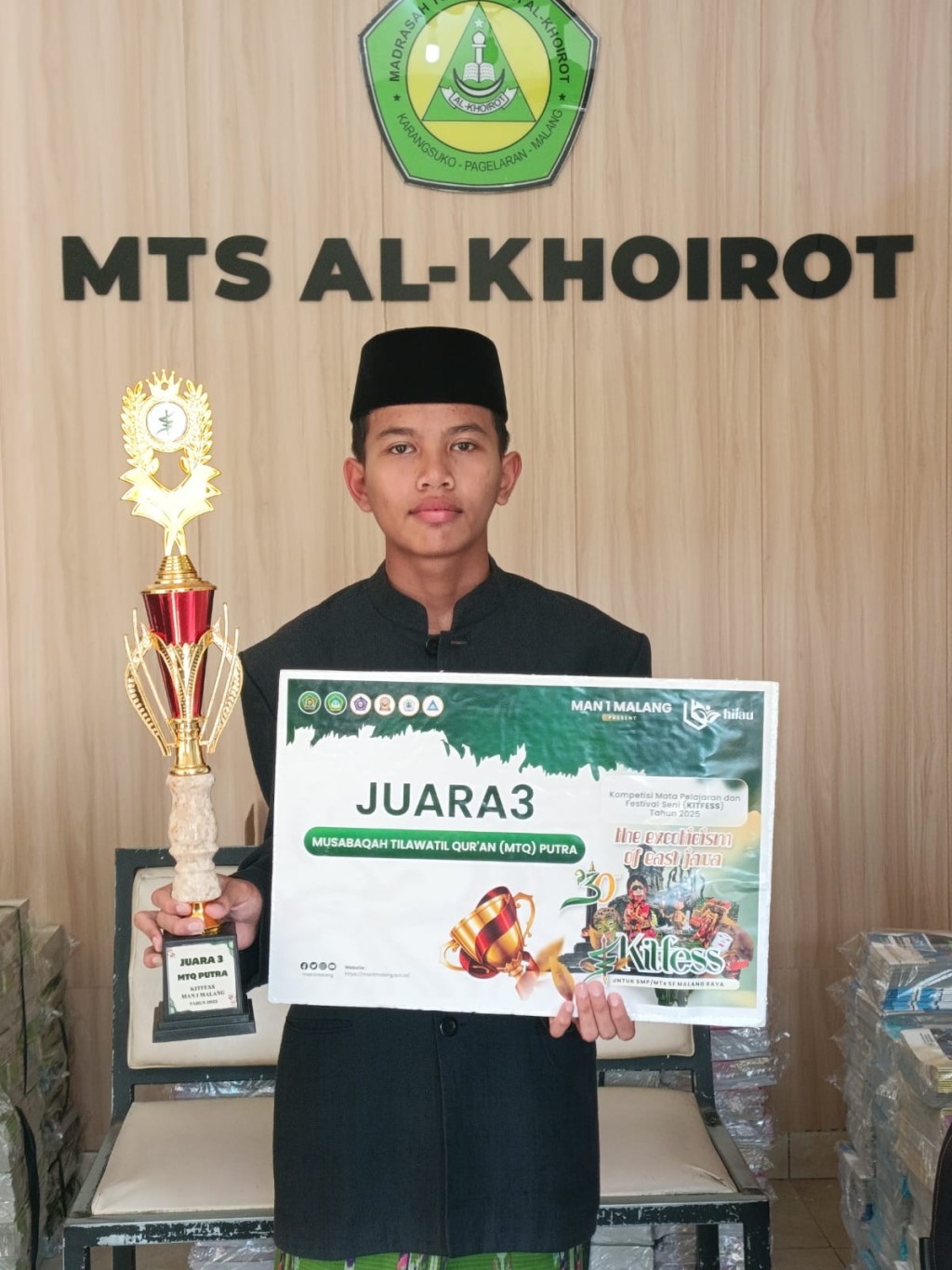 Siswa MTs Al Khoirot Raih Juara III MTQ se-Malang Raya pada Ajang KITFES Mandagi 2025